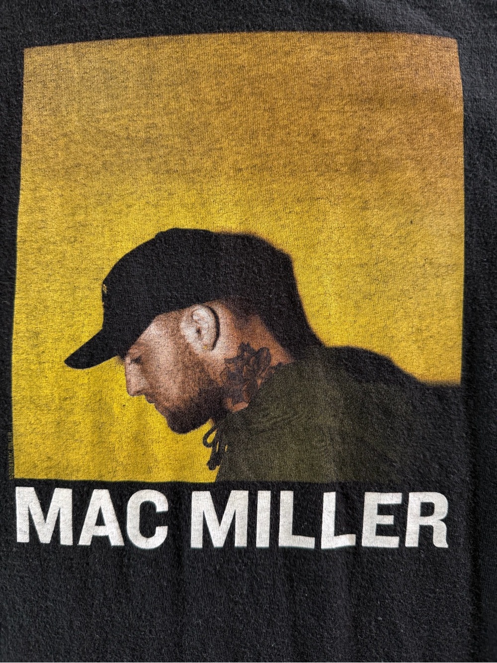 Mac Miller Black Graphic Short Sleeve Tee